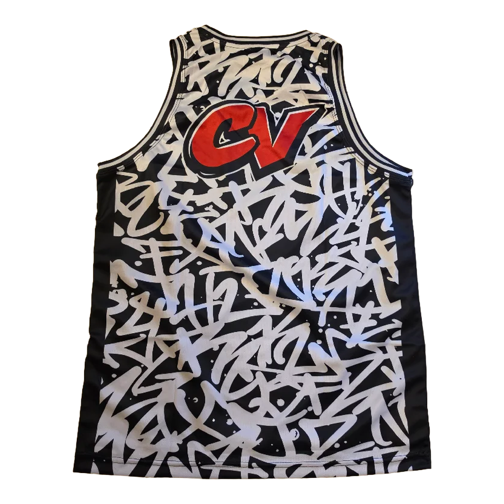 Graffiti Pattern with Colorful Graffiti Logo- CV