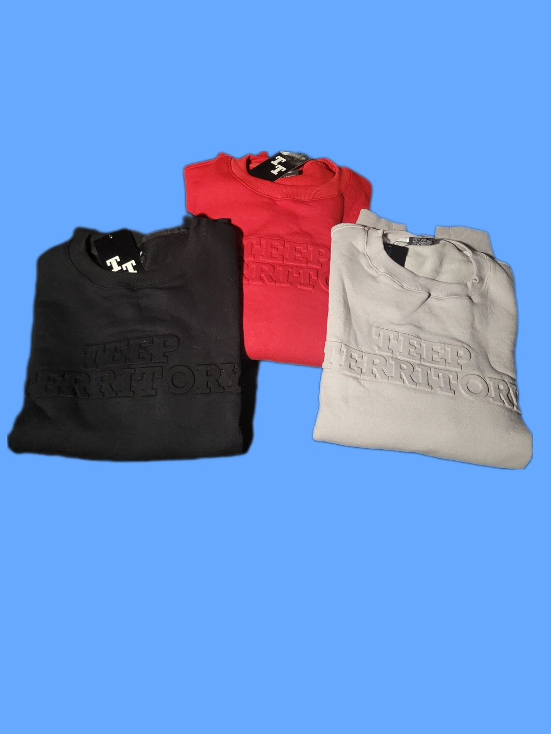 Crew Neck Sweatshirt with Teep Territory Name