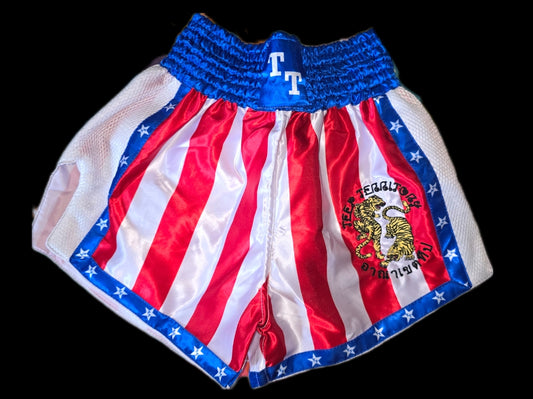 American Stripes and Stars - Muay Thai Shorts