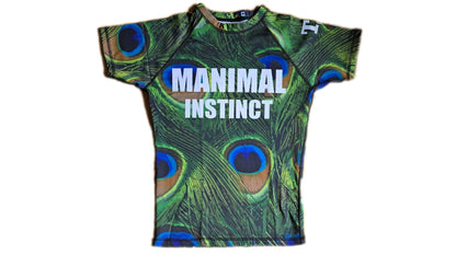 MANIMAL INSTINCT- Peacock- Rashguard