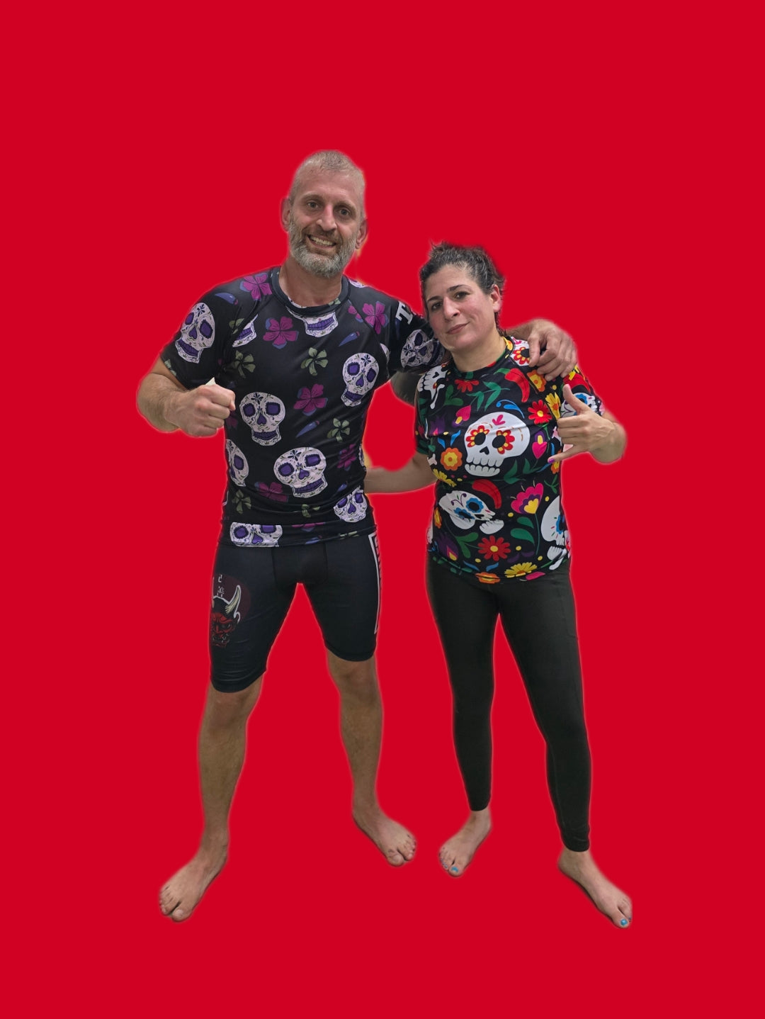 Day of the Dead Rashguard- COLORFUL