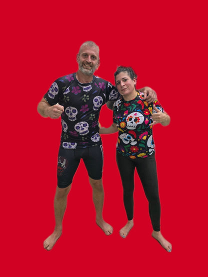 Day of the Dead Rashguard- COLORFUL