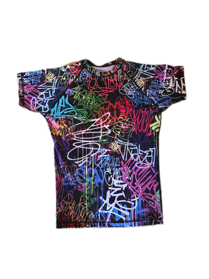 Graffiti Short or Long Sleeve Rashguard