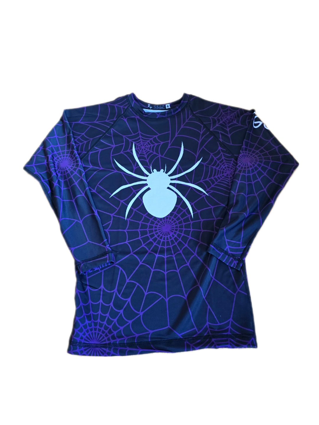Spiderweb Long Sleeve Rashguard- with or without Spider