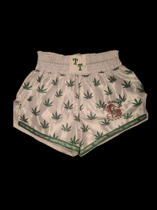 Muay Thai Shorts from the Cannabis Collection