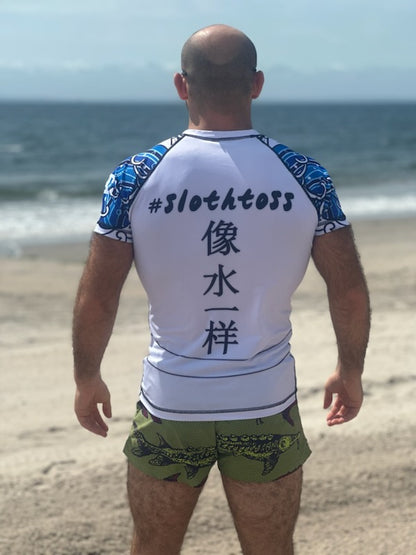 Professor White Belt #Sloth toss -Rashguard *Limited Edition