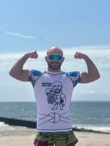 Professor White Belt #Sloth toss -Rashguard *Limited Edition