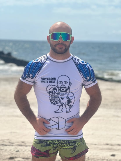 Professor White Belt #Sloth toss -Rashguard *Limited Edition