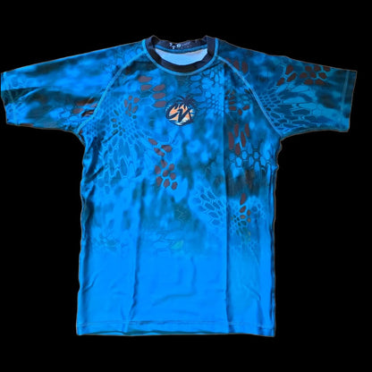 Tropical Theme with Palm Tree- Controlled Violence Rashguard