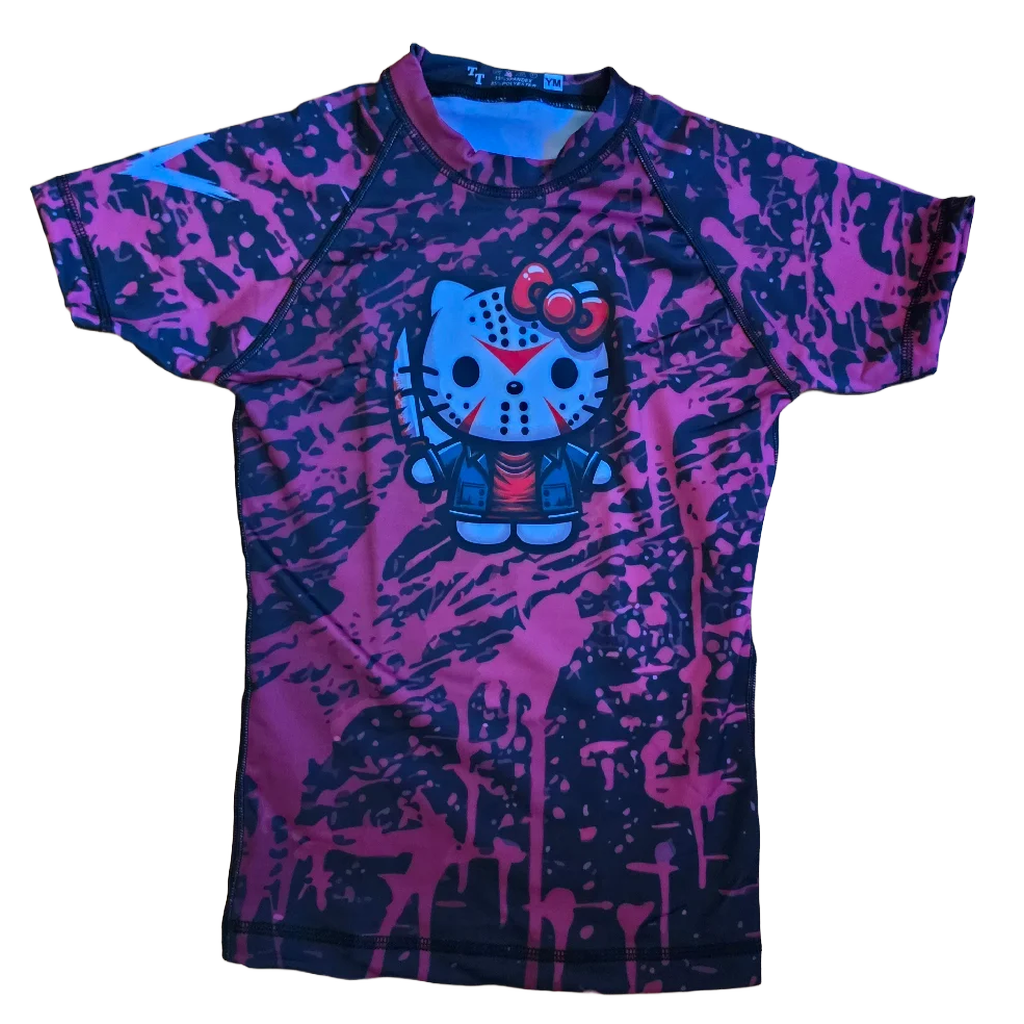 KIDS FRIDAY THE 13th- HELLO KITTY Rashguard