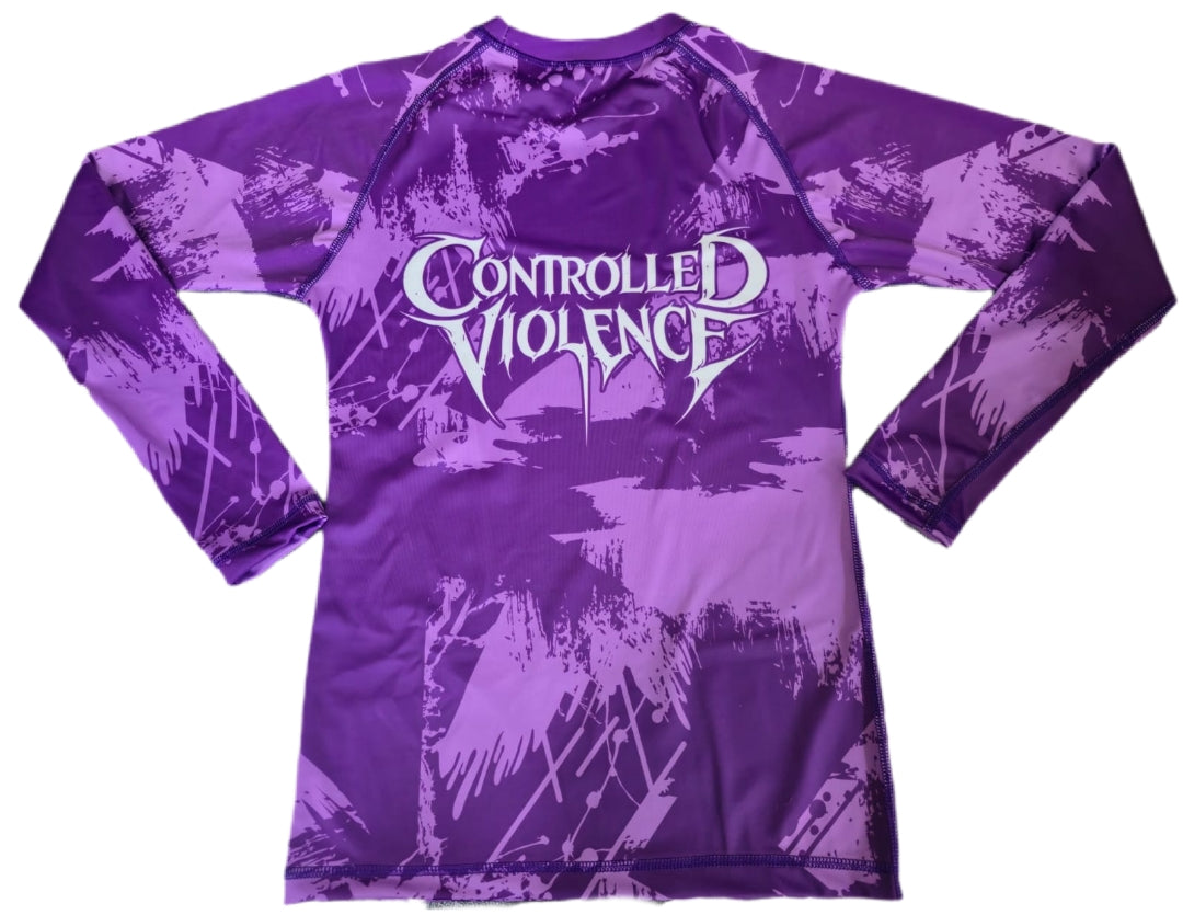 Controlled Violence Rashguard- CV LINE 2 Tone Design
