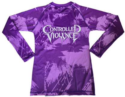 Controlled Violence Rashguard- CV LINE 2 Tone Design
