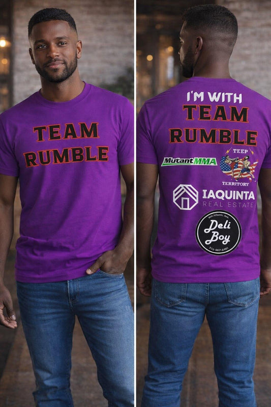 KALIL "RUMBLE' CUFFE Fight Shirts 1/31 PRESALE ONLY
