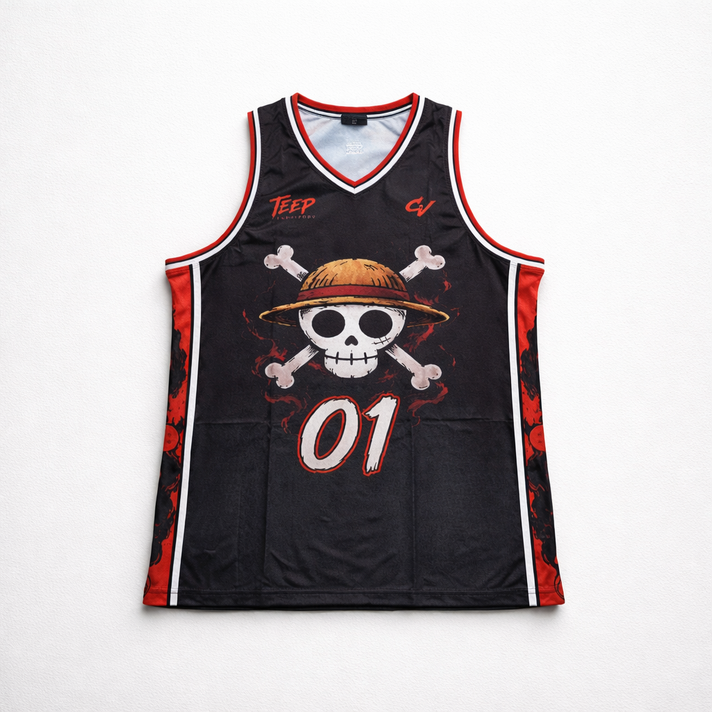 ANIME JERSEYS- LUFFY 01- PREORDER 5