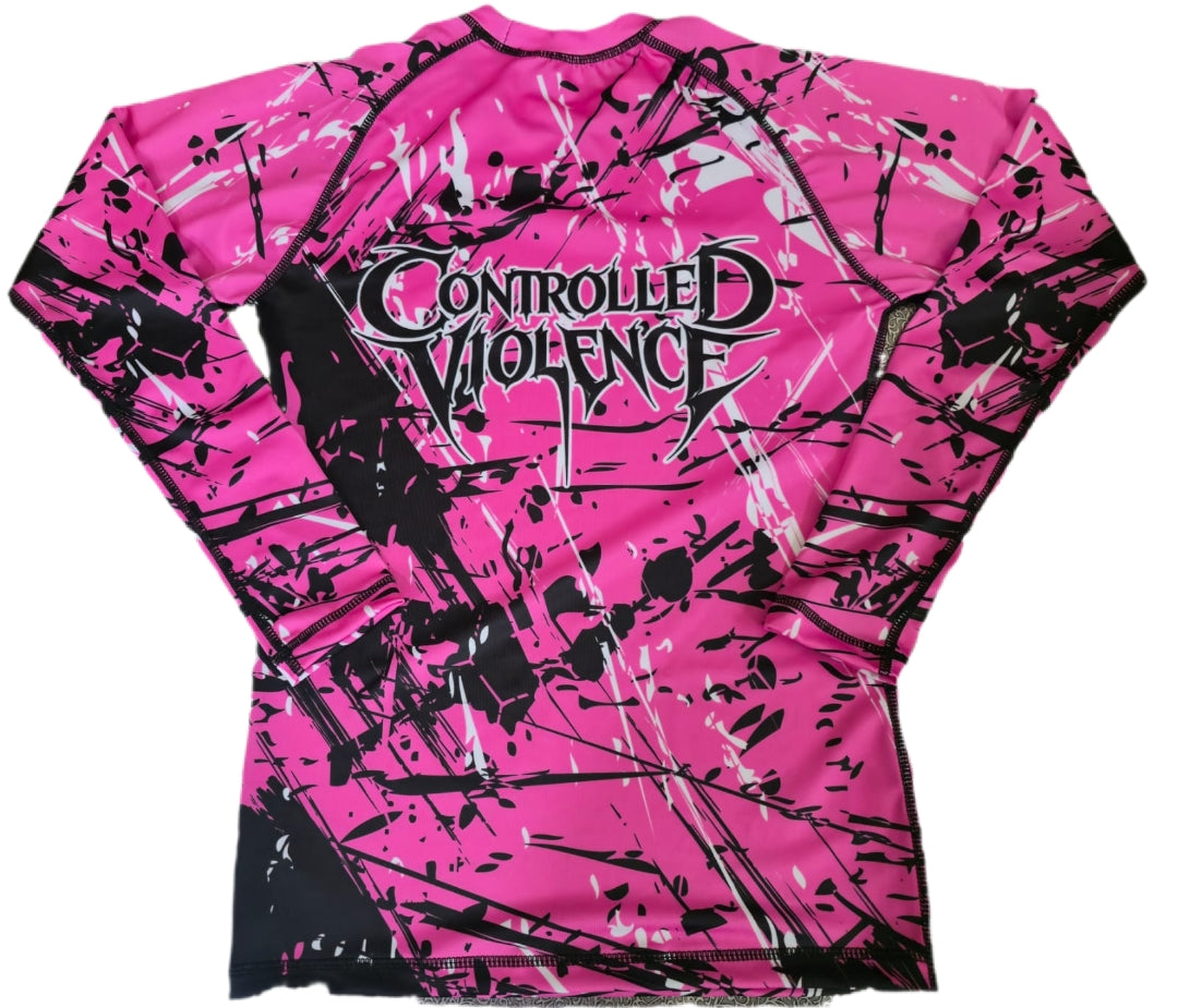 Controlled Violence Rashguard- CV LINE Splatter