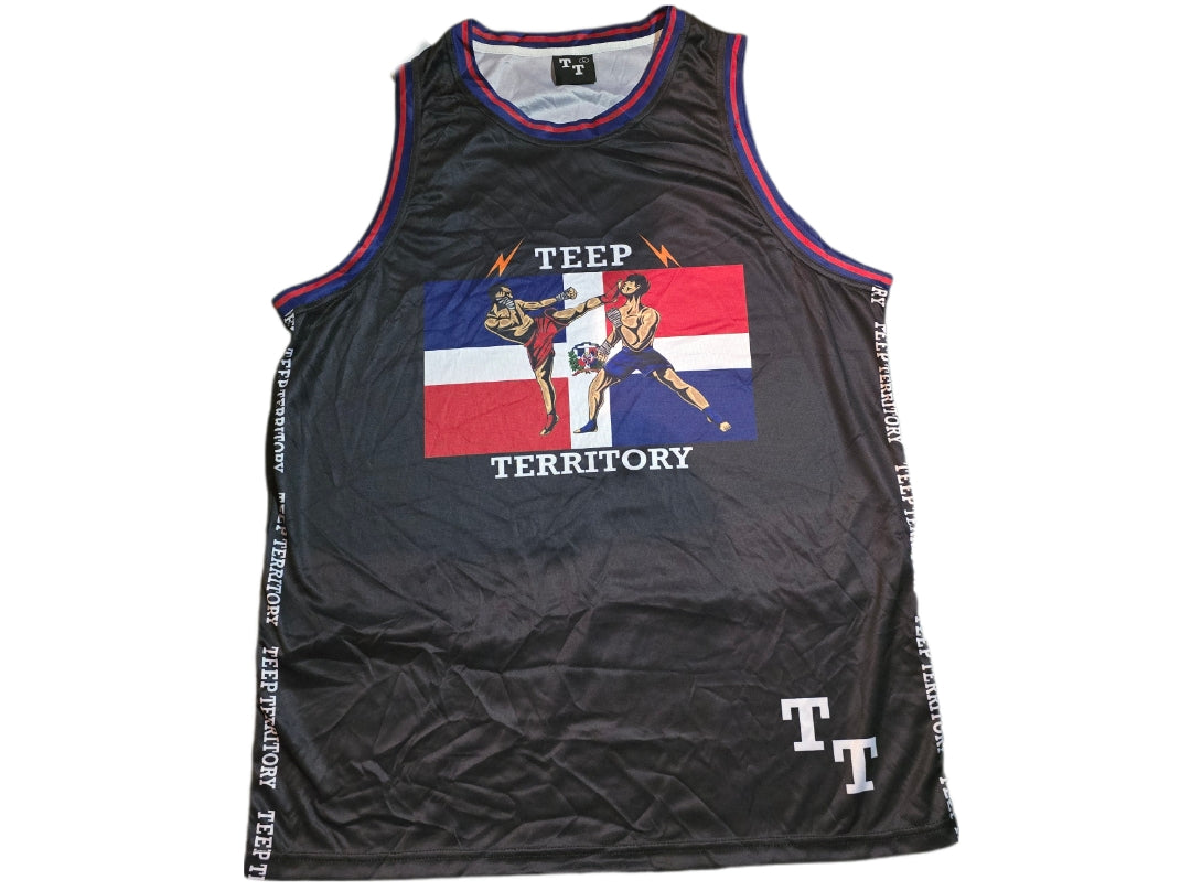 TEEP TERRITORY DOMINICAN REPUBLIC FLAG JERSEY- CUSTOM ORDERS