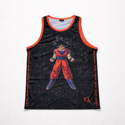 ANIME JERSEYS- DBZ Black with Orange- PREORDER (1)