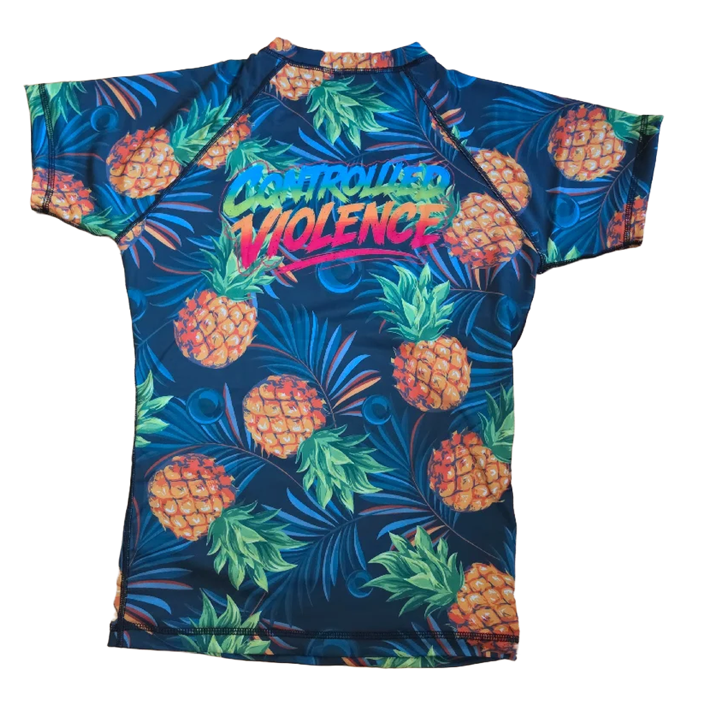 PINEAPPLE RASHGUARD- CV Graffiti Logo
