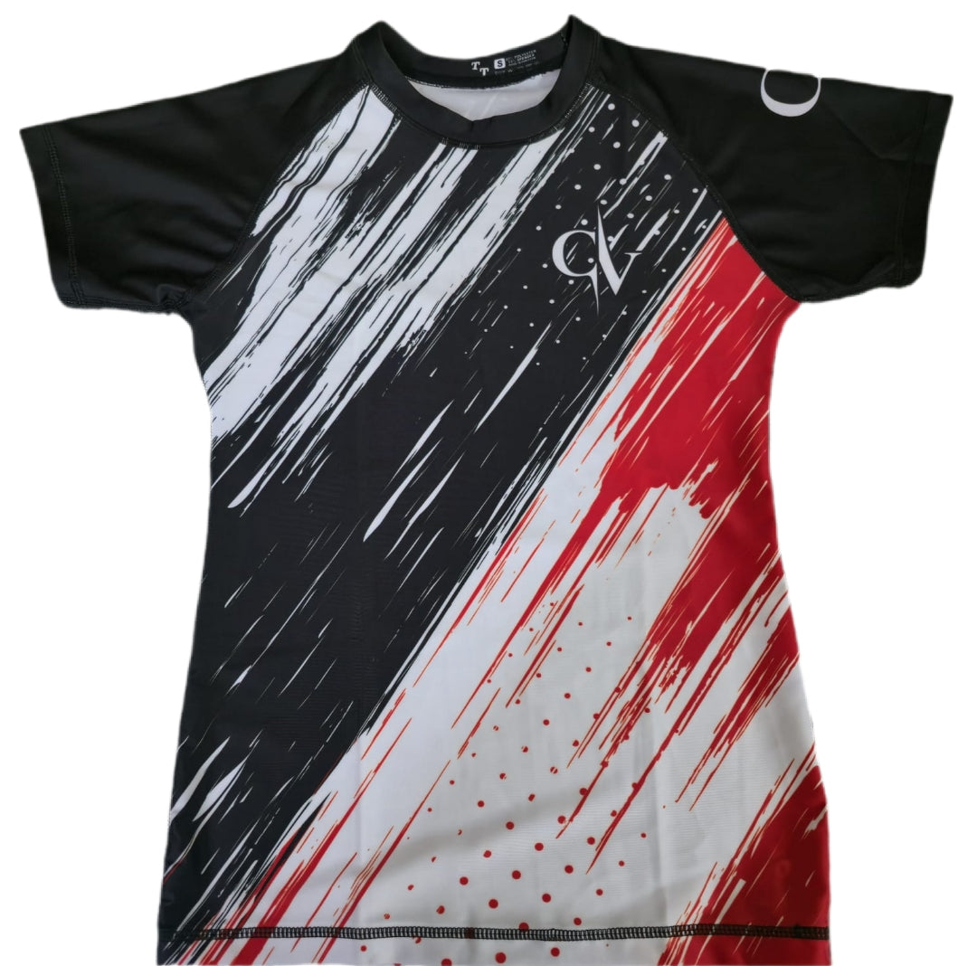 Controlled Violence Rashguard- CV LINE 3 Color Spartan