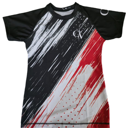 Controlled Violence Rashguard- CV LINE 3 Color Spartan