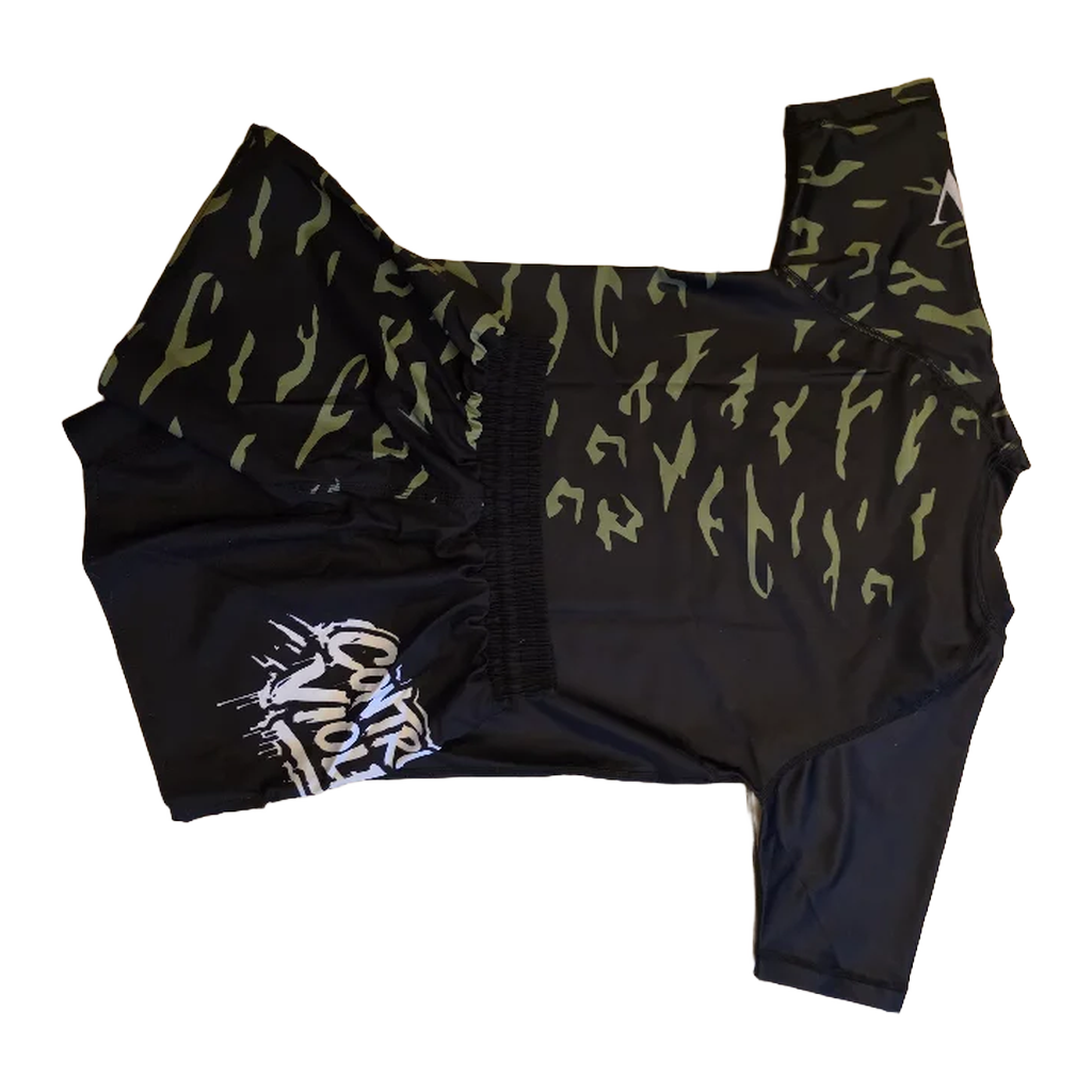 KIDS Half Squiggly Rashguard - Controlled Violence
