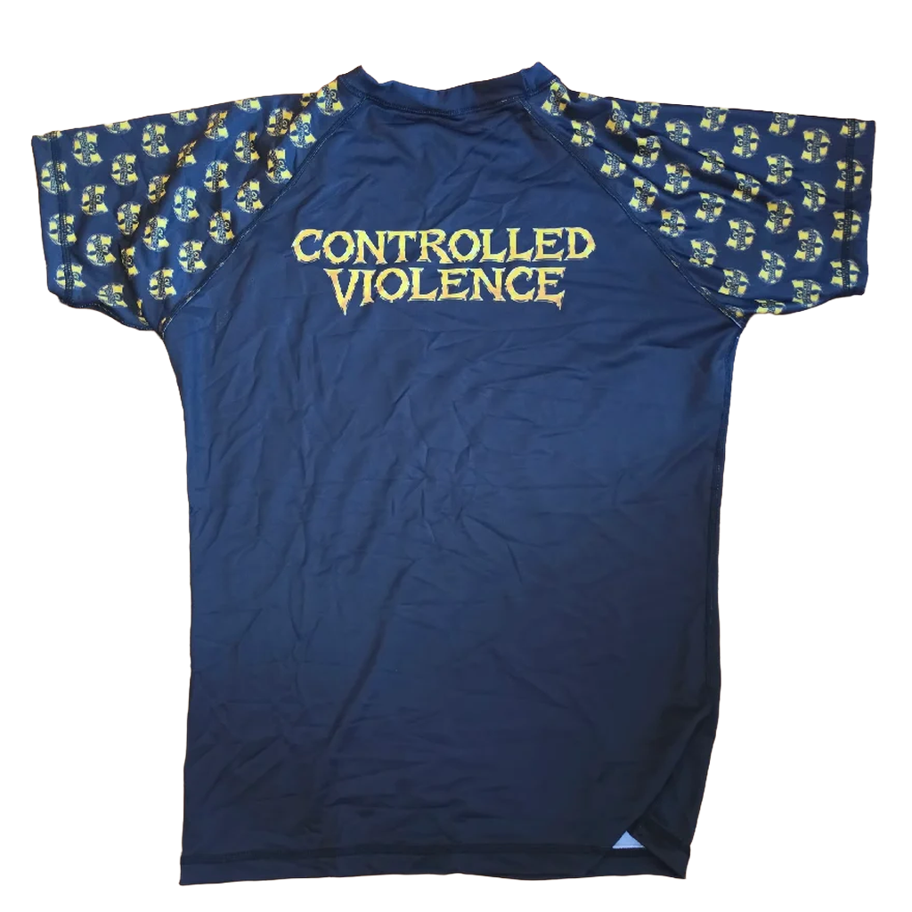 Controlled Violence Logos- rashguard
