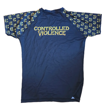 Controlled Violence Logos- rashguard