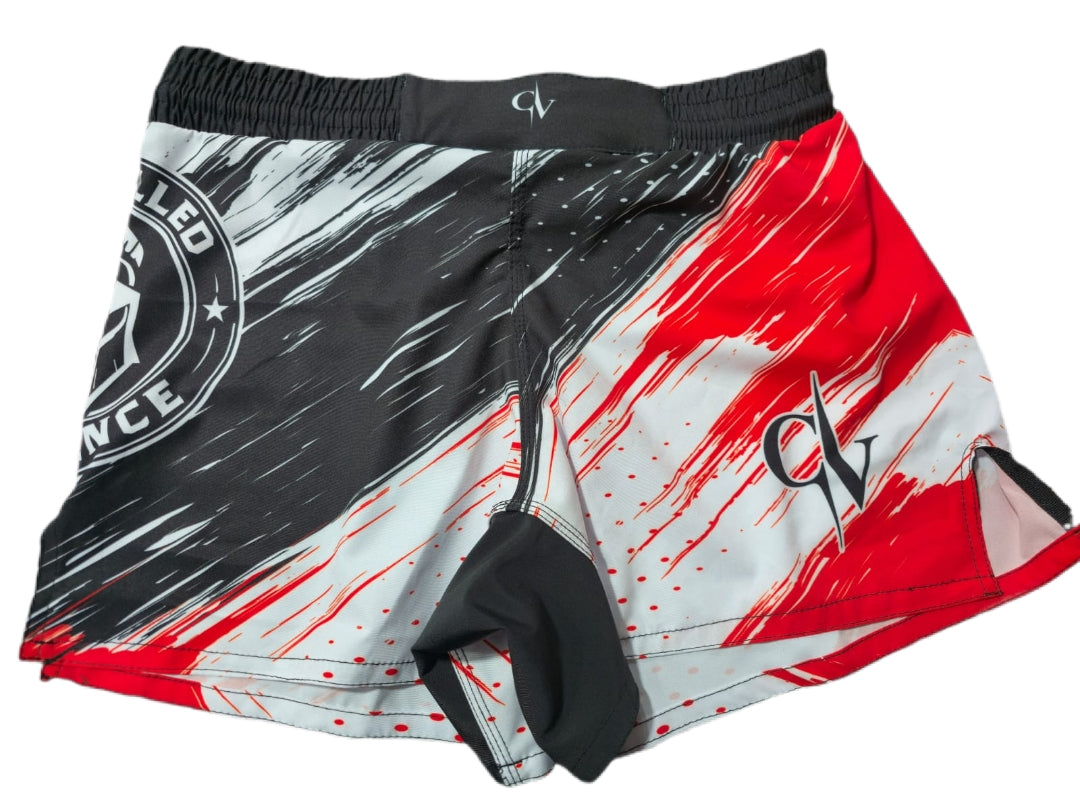 Controlled Violence Shorts- CV LINE 3 Color