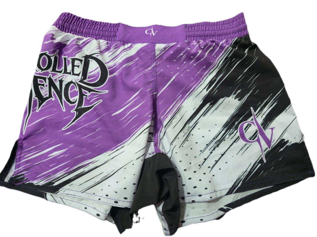 Controlled Violence Shorts- CV LINE 3 Color Pattern
