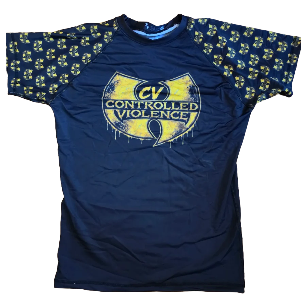Controlled Violence Logos- rashguard