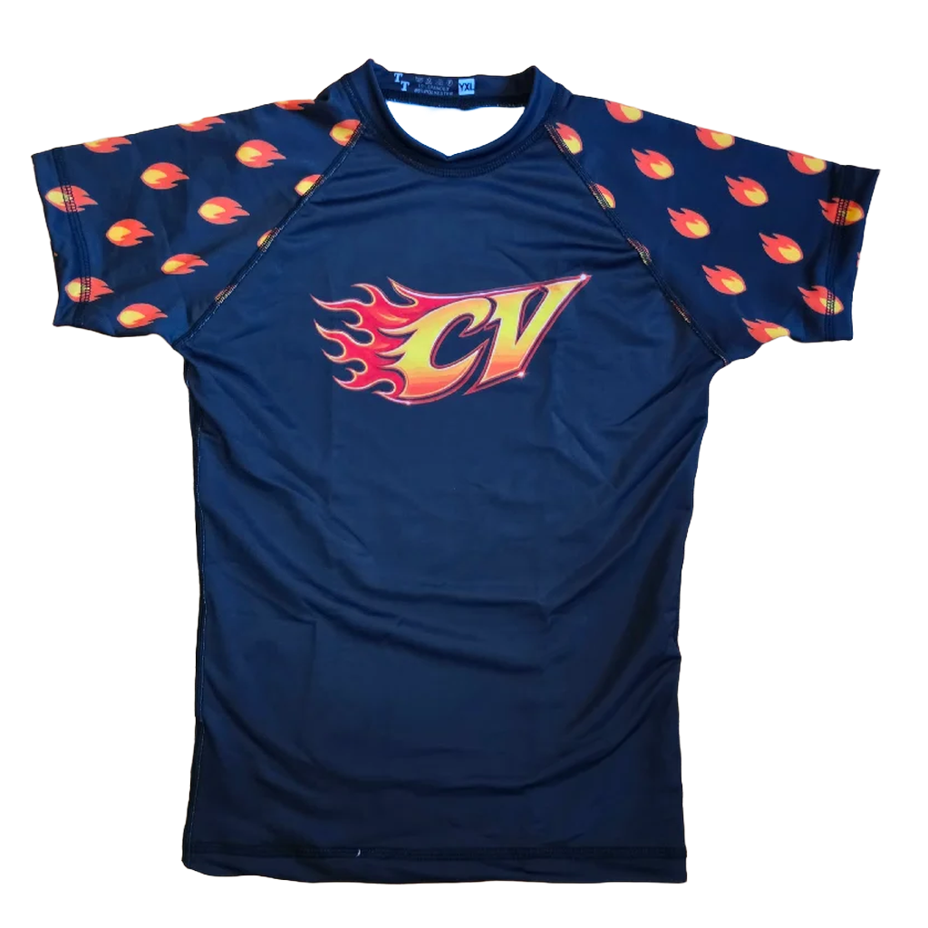 Controlled Violence Logos- rashguard