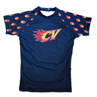 Controlled Violence Logos- rashguard