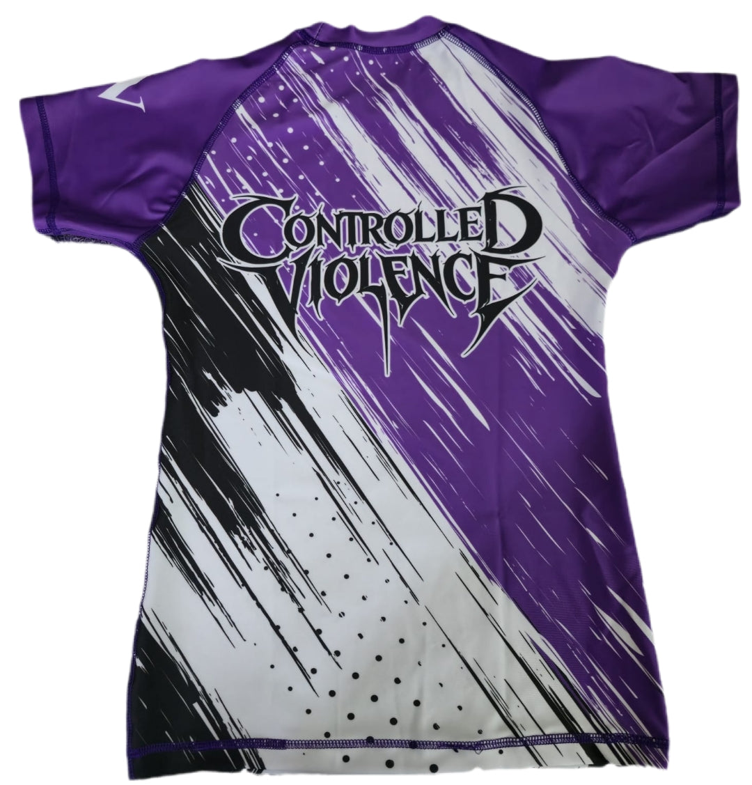 Controlled Violence Rashguard- CV LINE 3 Color